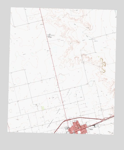 Stanton, TX USGS Topographic Map
