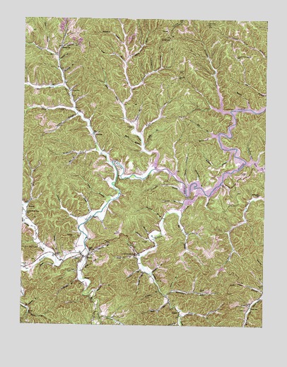 Blaine, KY USGS Topographic Map