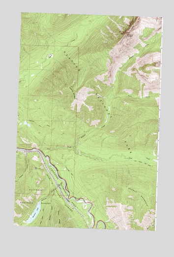 Stanton Lake, MT USGS Topographic Map
