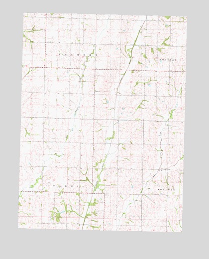Stanton SW, IA USGS Topographic Map