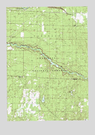 Star Corners, MI USGS Topographic Map