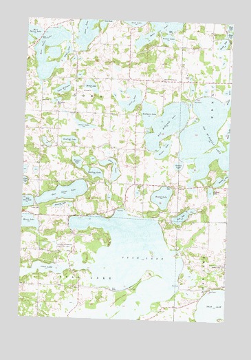 Star Lake, MN USGS Topographic Map