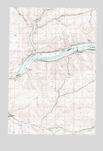 Starbuck East, WA USGS Topographic Map