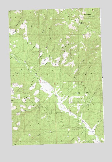 Stark North, MT USGS Topographic Map