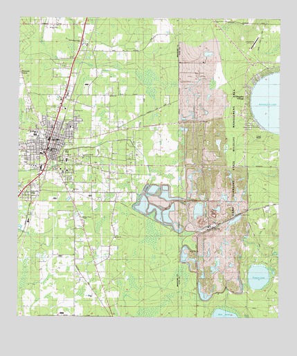 Starke, FL USGS Topographic Map