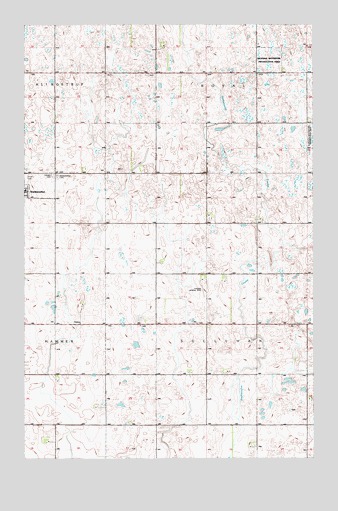 Starkweather NE, ND USGS Topographic Map