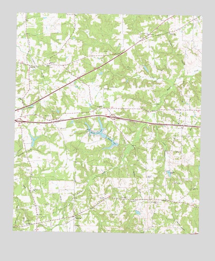 Starrville, TX USGS Topographic Map