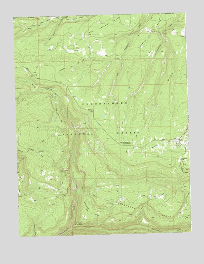 Starvation Point, CO USGS Topographic Map