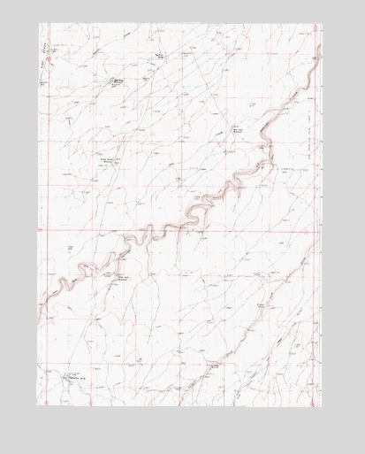 Starvation Spring, OR USGS Topographic Map