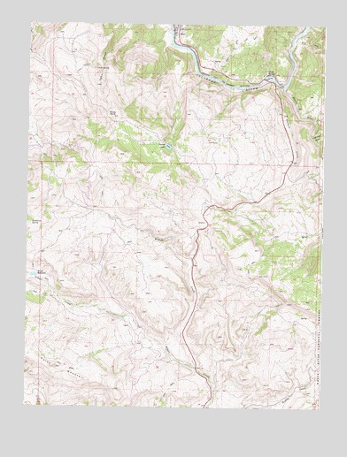 State Bridge, CO USGS Topographic Map