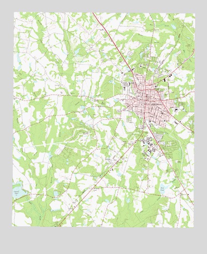Statesboro, GA USGS Topographic Map