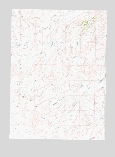 Statzer Point, WY USGS Topographic Map