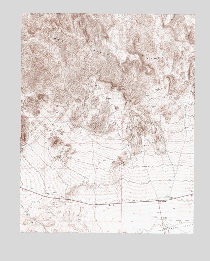 Blair Junction, NV USGS Topographic Map