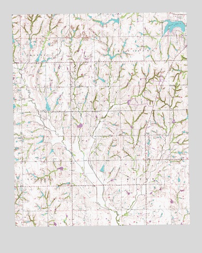 Stealy, OK USGS Topographic Map