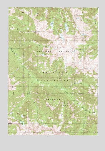 Steamboat Lake, OR USGS Topographic Map