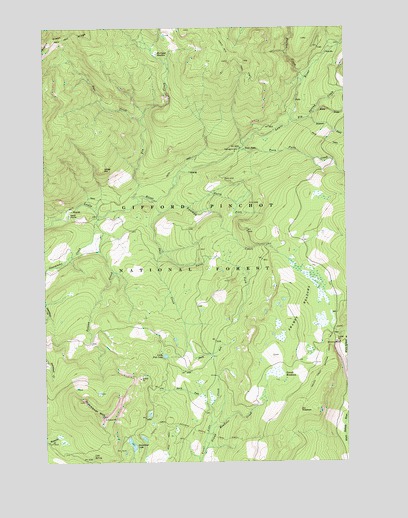 Steamboat Mountain, WA USGS Topographic Map