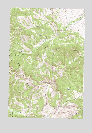 Steamboat Mountain, MT USGS Topographic Map
