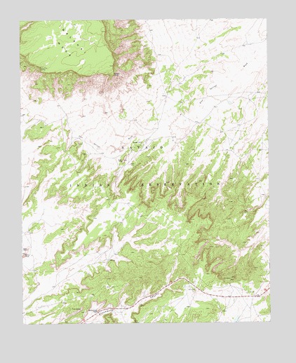 Steamboat Rock, AZ USGS Topographic Map