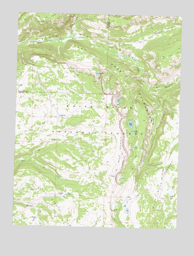 Blair Mountain, CO USGS Topographic Map