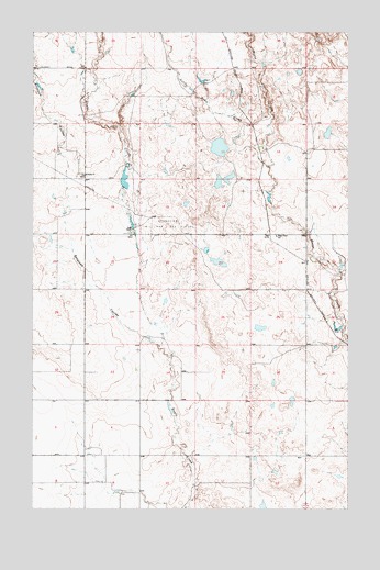 Blair Ranch, MT USGS Topographic Map
