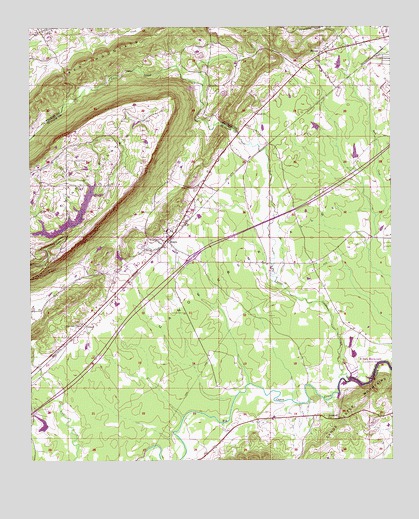 Steele, AL USGS Topographic Map