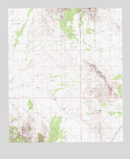 Steele Hills, AZ USGS Topographic Map