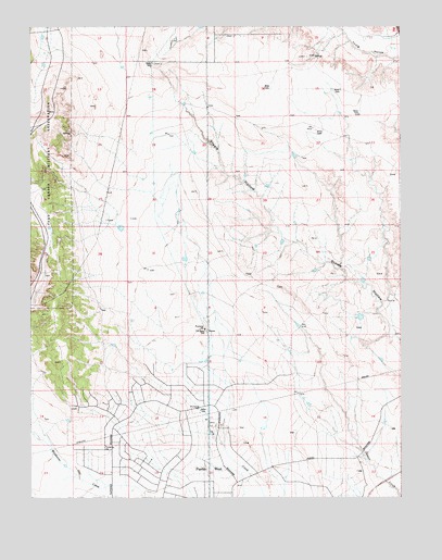 Steele Hollow, CO USGS Topographic Map