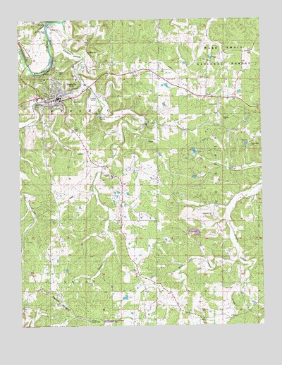 Steelville, MO USGS Topographic Map