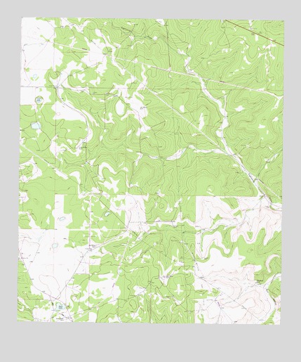 Steen Lake, TX USGS Topographic Map