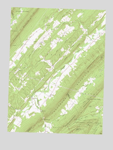 Blairs Mills, PA USGS Topographic Map