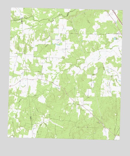 Steep Branch, TX USGS Topographic Map