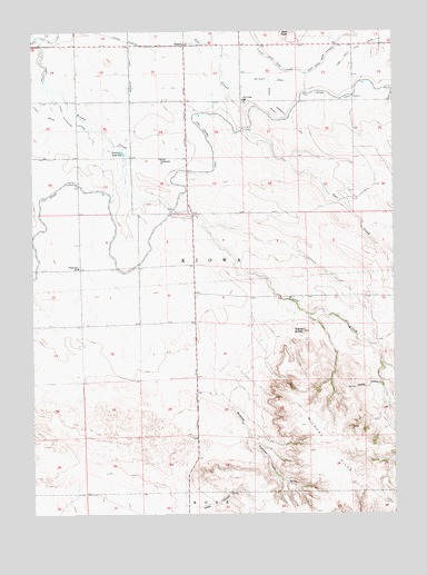 Stegall, NE USGS Topographic Map