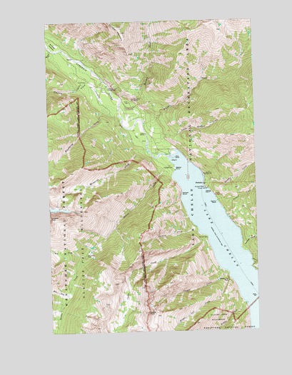 Stehekin, WA USGS Topographic Map