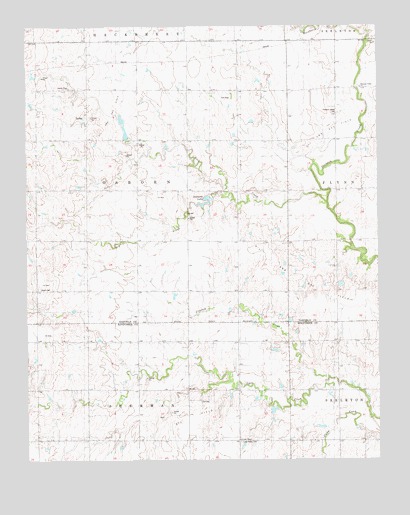 Steinerts Lake, OK USGS Topographic Map