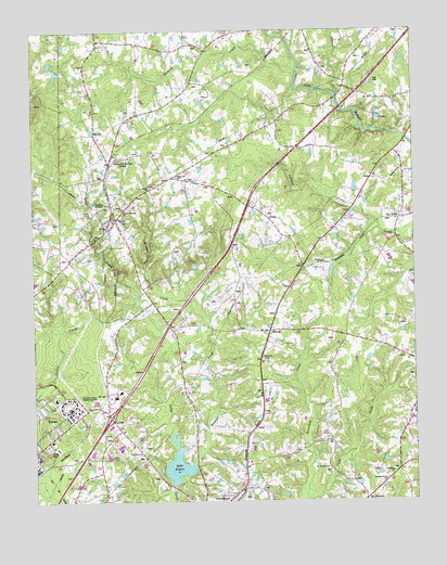 Stem, NC USGS Topographic Map