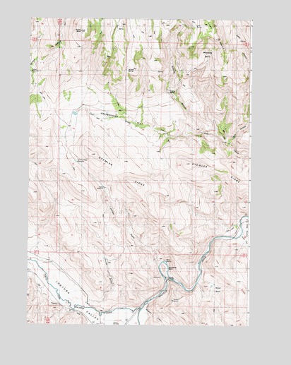 Stemler Ridge, OR USGS Topographic Map