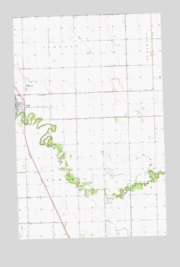 Stephen East, MN USGS Topographic Map