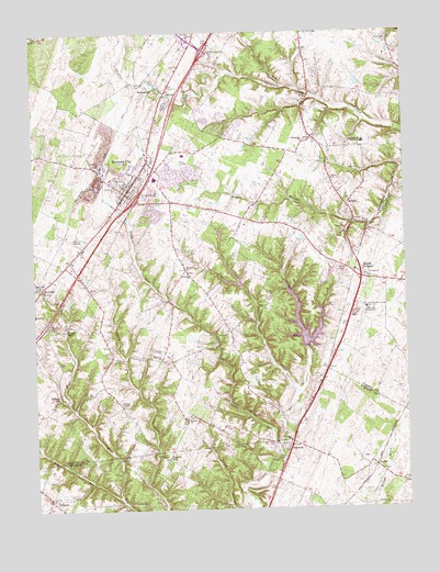 Stephens City, VA USGS Topographic Map