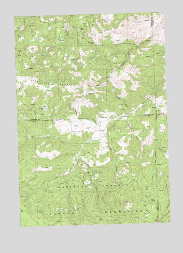 Stephenson Mountain, OR USGS Topographic Map