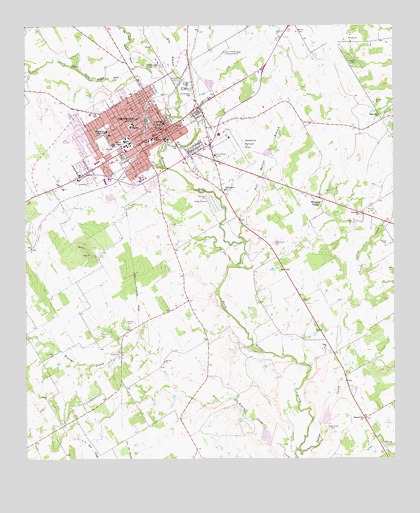 Stephenville, TX USGS Topographic Map