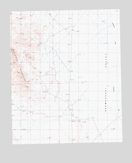 Stepladder Mountains, CA USGS Topographic Map