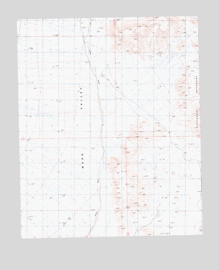 Stepladder Mountains SW, CA USGS Topographic Map