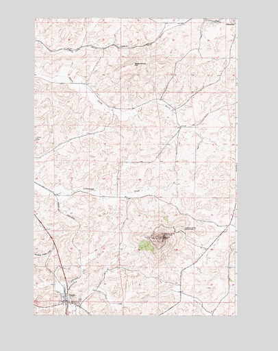 Steptoe, WA USGS Topographic Map