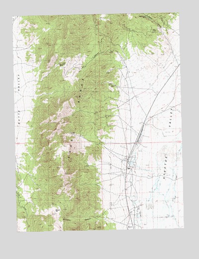 Steptoe Ranch, NV USGS Topographic Map
