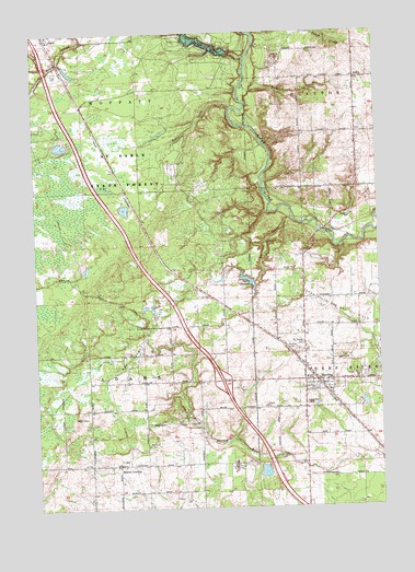 Sterling, MI USGS Topographic Map