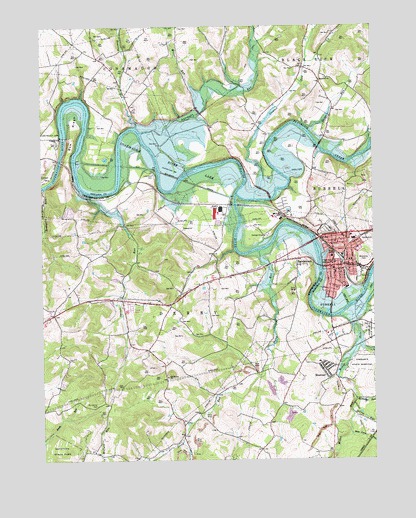 Blairsville, PA USGS Topographic Map