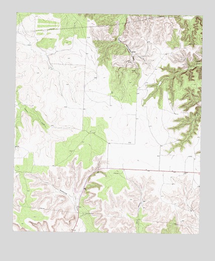 Sterling City NW, TX USGS Topographic Map