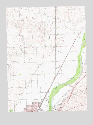 Sterling North, CO USGS Topographic Map