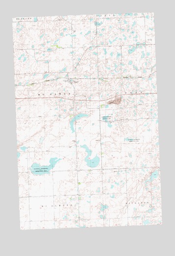 Blaisdell, ND USGS Topographic Map