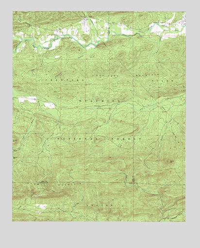 Steve, AR USGS Topographic Map